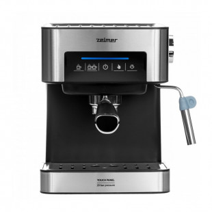 Кофеварка рожковая Zelmer Expresso ZCM7255 Inox/Black