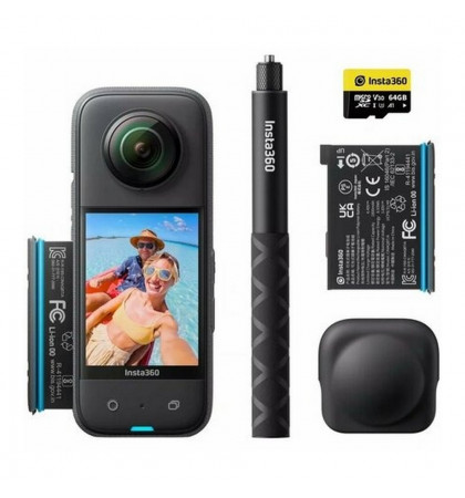 Экшн-камера Insta 360 X3 Adventure Kit Bundle Black