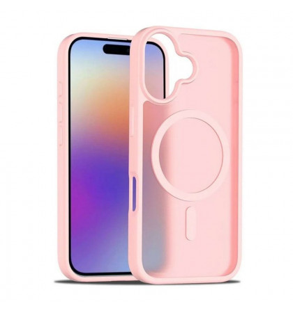 Чехол-накладка Devia Pino Series Magnetic ShockProof Case для iPhone 17 Pink Purple