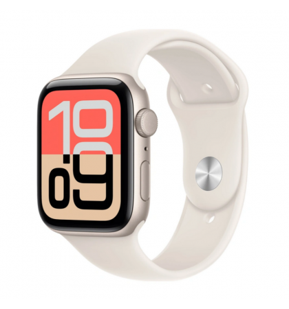 Умные часы Apple Watch SE 3 (2025) 40mm Aluminum Case with Sport Band S/M Starlight