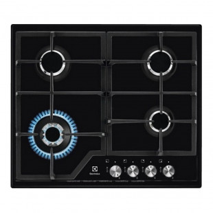 Газовая варочная панель Electrolux EGS6436K Black
