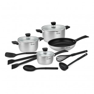 Набор посуды Rondell Strike Ultra RDS-1881 Inox/Black