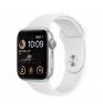 Умные часы Apple Watch SE (2022) 44mm Aluminum Case with Sport Band M/L Silver/White