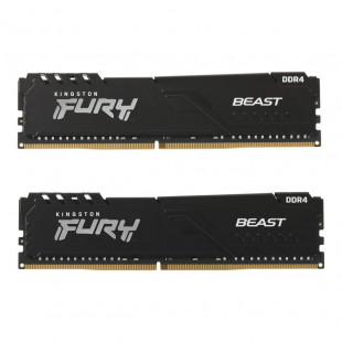 Память DDR4 2x16Gb 3200Mhz Kingston Fury Beast KF432C16BB1K2/32