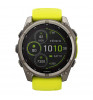 Умные часы Garmin Fenix 8 51mm Solar Sapphire Titanium Natural/Yellow