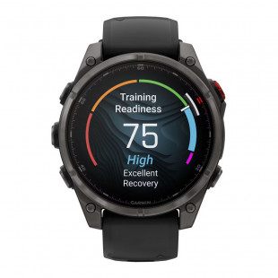 Умные часы Garmin Fenix 8 Pro 47mm Amoled Sapphire Carbon Gray/Pebble Gray