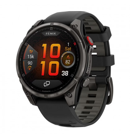 Умные часы Garmin Fenix 8 Pro 47mm Amoled Sapphire Carbon Gray/Pebble Gray