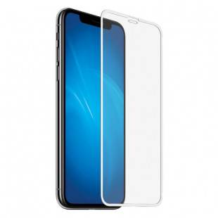 Защитная стеклопленка 5D (iPhone X/XS) Белая