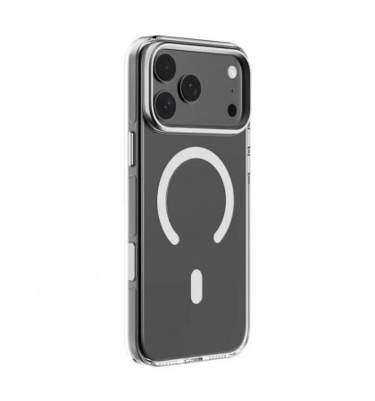 Чехол-накладка Devia Crystal Series Magnetic ShockProof Case(Built-in touch) для смартфона  iPhone 17 Pro Clear