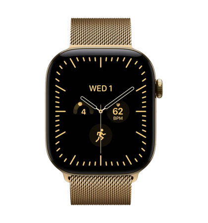Умные часы Apple Watch Series 12 42mm Titanium Case with Milanese Loop Radiant Gold/Gold