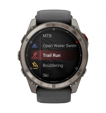 Умные часы Garmin Fenix 8 Pro 51mm Titanium Graphite/Black