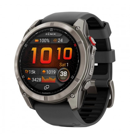 Умные часы Garmin Fenix 8 Pro 51mm Titanium Graphite/Black