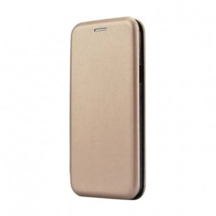 Книжка боковая основа силиконовая (Realme C25s) Gold