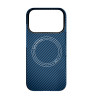 Чехол-накладка VLP Kevlar Case with MagSafe для смартфона Apple iPhone 18 Pro Blue