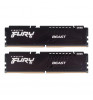 Память DDR5 2x16Gb 6000Mhz Kingston FURY Beast KF560C40BBK2-32 Black