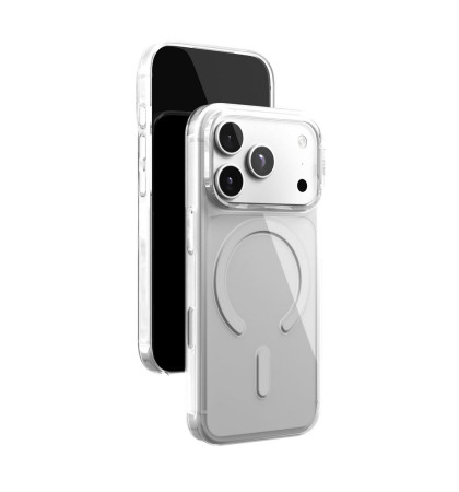 Чехол-накладка VLP Puro Case with MagSafe для Apple iPhone 18 Pro Transparent