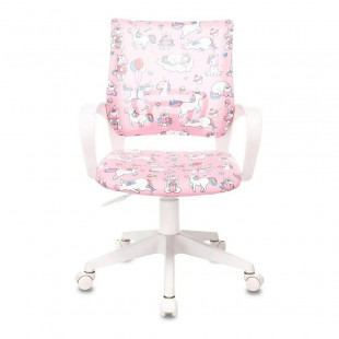 Кресло детское Бюрократ BUROKIDS 1 W Pink/White