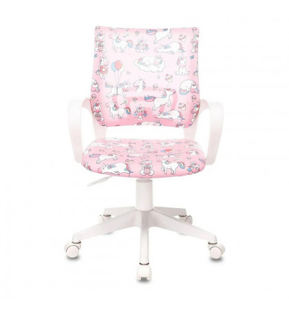 Кресло детское Бюрократ BUROKIDS 1 W Pink/White
