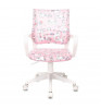 Кресло детское Бюрократ BUROKIDS 1 W Pink/White
