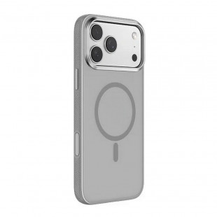 Чехол-накладка Comma Joy Elegant Magnetic Anti-Shock Case(Built-In Touch) для iPhone 17 Pro Titanium Grey