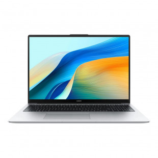 16" Ноутбук Huawei MateBook D 16 MCLG-X MitchellG-W5651 (1920x1200, Core i5 13420H 2.1Ghz, 16Gb LPDDR4x, SSD512Gb, Intel UHD Graphics, noOS) Silver