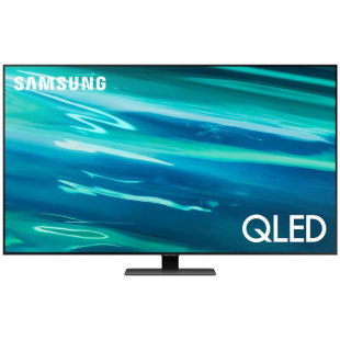 50" Телевизор Samsung QE50Q80AAU QLED, HDR (2021) Silver