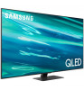 50" Телевизор Samsung QE50Q80AAU QLED, HDR (2021) Silver