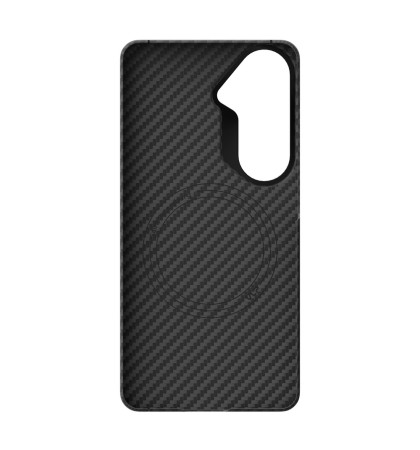 Чехол-накладка VLP Kevlar Сase MagSafe для Samsung S26 Black