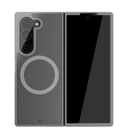 Чехол-накладка VLP Moon Сase MagSafe для смартфона Samsung Galaxy Z Fold 6 Grey