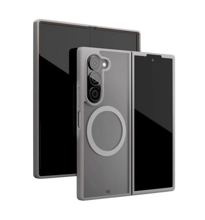 Чехол-накладка VLP Moon Сase MagSafe для смартфона Samsung Galaxy Z Fold 6 Grey