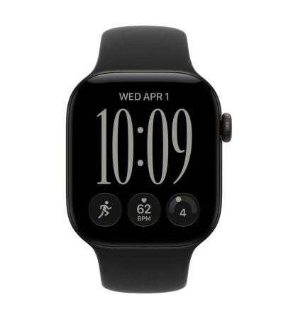 Умные часы Apple Watch Series 12 42mm Aluminium Case with Sport Band S/M Black