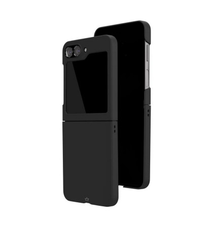 Чехол-накладка VLP Flex Сase для смартфона Samsung Galaxy Z Flip 6 Black