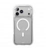 Чехол-накладка VLP Bubble Case with MagSafe для смартфона Apple iPhone 17 Pro Max White