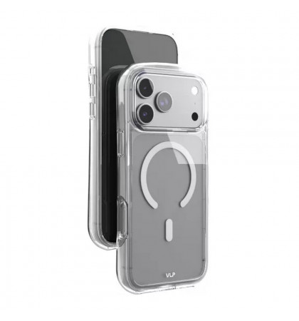 Чехол-накладка VLP Bubble Case with MagSafe для смартфона Apple iPhone 17 Pro Max White