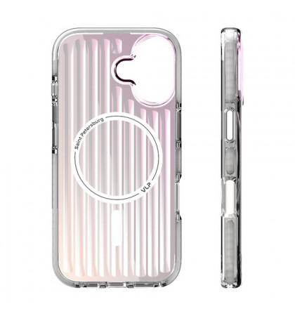 Чехол-накладка VLP Pulse Case with MagSafe для смартфона Apple iPhone 17 Pearl