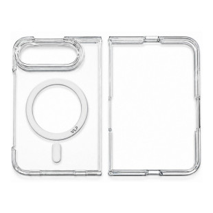 Чехол-накладка VLP Puro Case с MagSafe для iPhone Duo Transparent