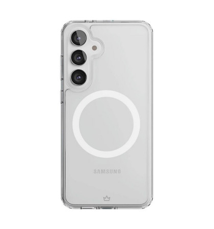Чехол-накладка VLP Crystal Сase MagSafe для Samsung S24 FE Clear