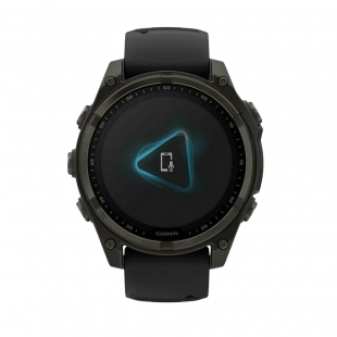 Умные часы Garmin Fenix 8 47mm Solar Sapphire Carbon Gray/Black