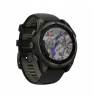 Умные часы Garmin Fenix 8 47mm Solar Sapphire Carbon Gray/Black