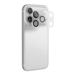 Стекло защитное VLP Lens Protector для камеры iPhone 18 Pro Max с черной рамкой