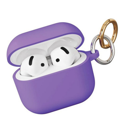 Чехол силиконовый VLP Charm Case Soft Touch для Apple AirPods 4 Lavender