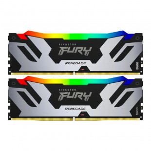 Память DDR5 2x16Gb 6400Mhz Kingston FURY Renegade RGB KF564C32RSAK2-32