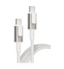 Дата-кабель VLP Force Line 100W USB-C + USB-C, 1.2m White