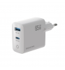 СЗУ Breaking Mountain Series 65W 1xType-C+USB-A QC3.0 WC20 White