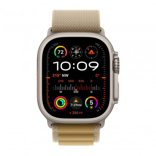 Умные часы Apple Watch Ultra 2 (2024) 49mm Titanium Case with Alpine Loop M Natural/Tan