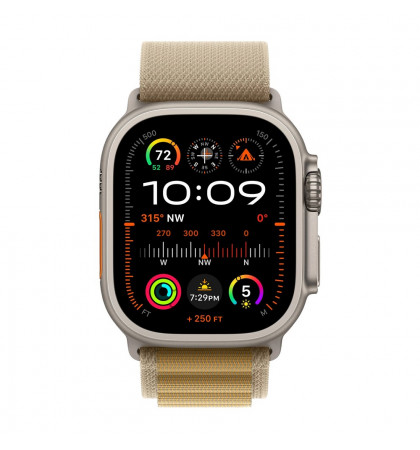 Умные часы Apple Watch Ultra 2 (2024) 49mm Titanium Case with Alpine Loop M Natural/Tan