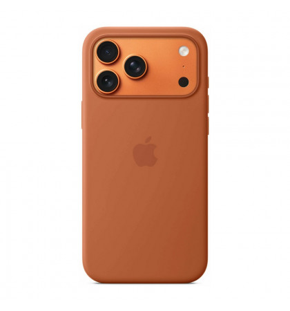 Чехол-накладка Apple Silicone Case with MagSafe для смартфона Apple IPhone 17 Pro Max Terra Cotta