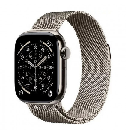 Умные часы Apple Watch Series 11 42mm Titanium Case with Milanese Loop Natural
