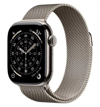 Умные часы Apple Watch Series 11 42mm Titanium Case with Milanese Loop Natural