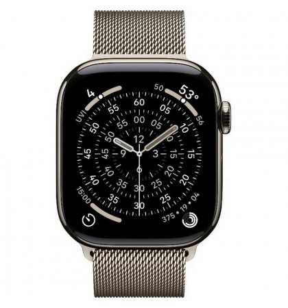 Умные часы Apple Watch Series 11 42mm Titanium Case with Milanese Loop Natural